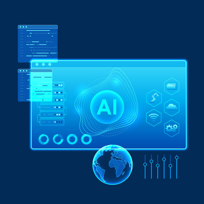Grafik zur Verdeutlichung wie KI Agenten mit Systemen interagieren und Prozesse automatisieren