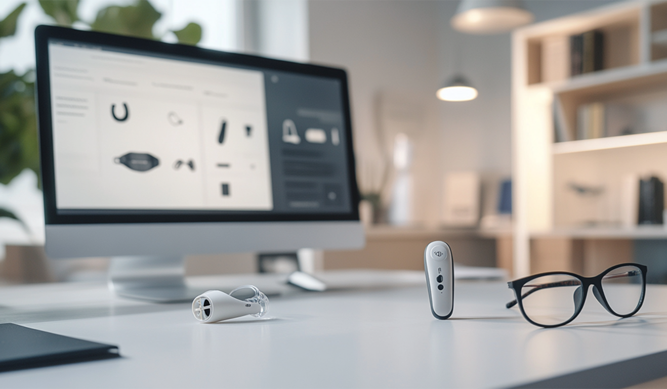Konfiguration Hörgeräte und Brillen 3D Druck